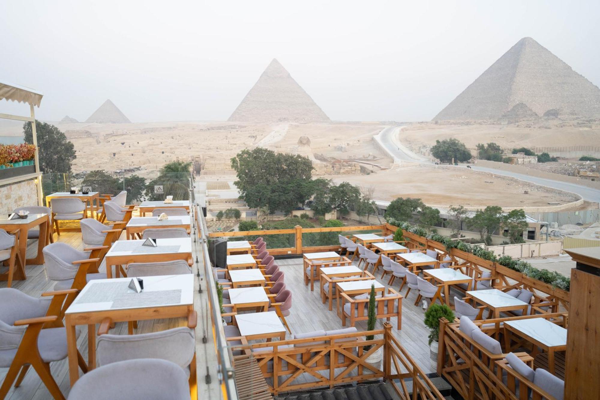 Great Pyramid Inn Kafret el-Gabal Exterior photo