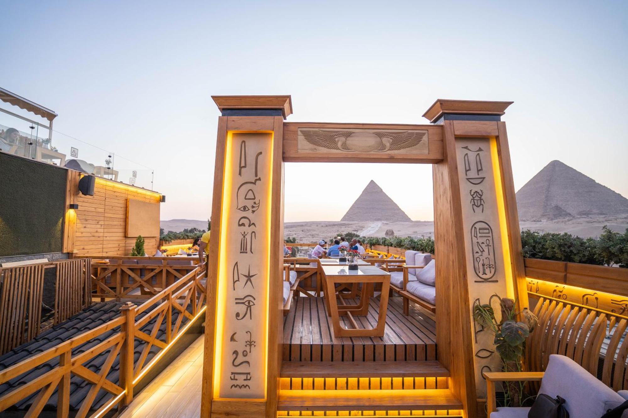 Great Pyramid Inn Kafret el-Gabal Exterior photo